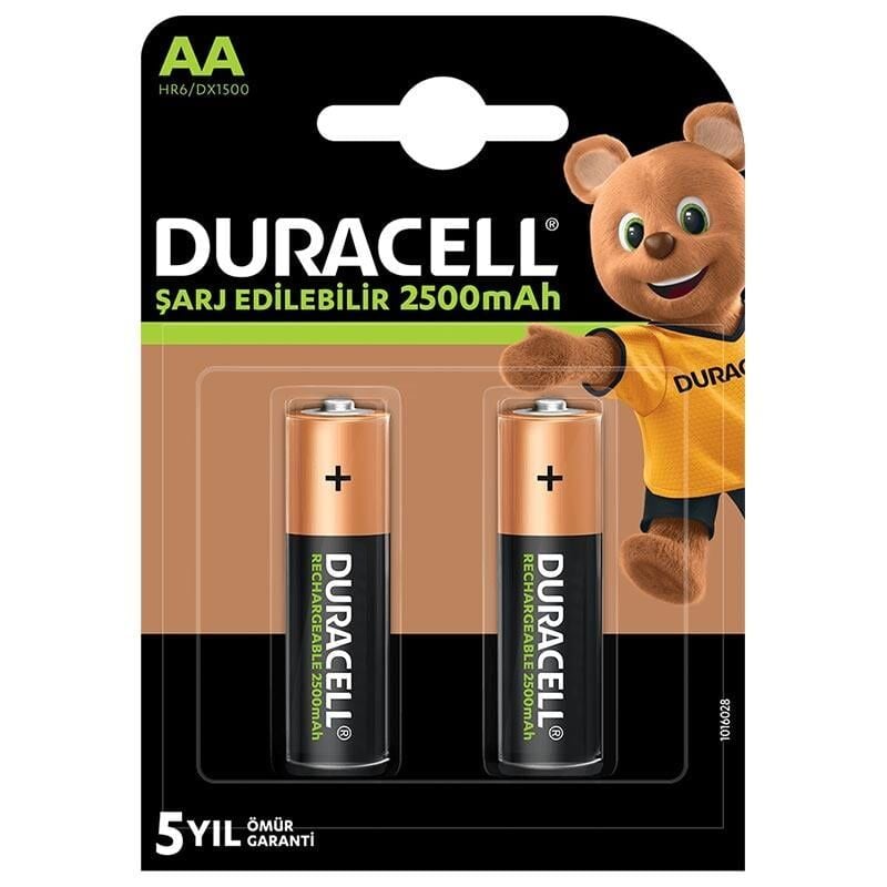 Duracell AA Şarjlı 2500 mA Pil