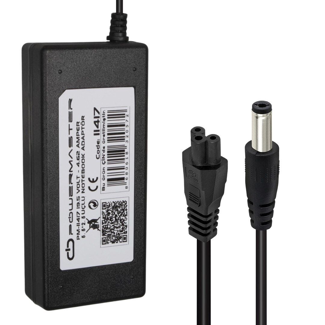 Powermaster PM-11417 19.5 Volt - 4.62 Amper 5.5*2.5 Mm Uçlu Adaptör (Hp Ultrabook Notebook)