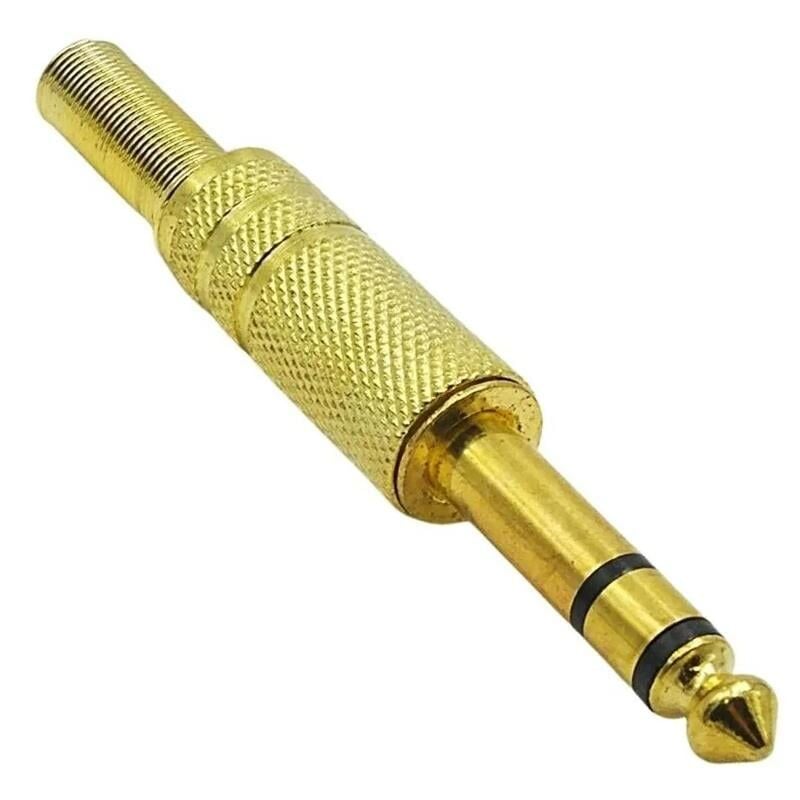 STEREO SARI GOLD METAL 1.KALİTE GİTAR JACK