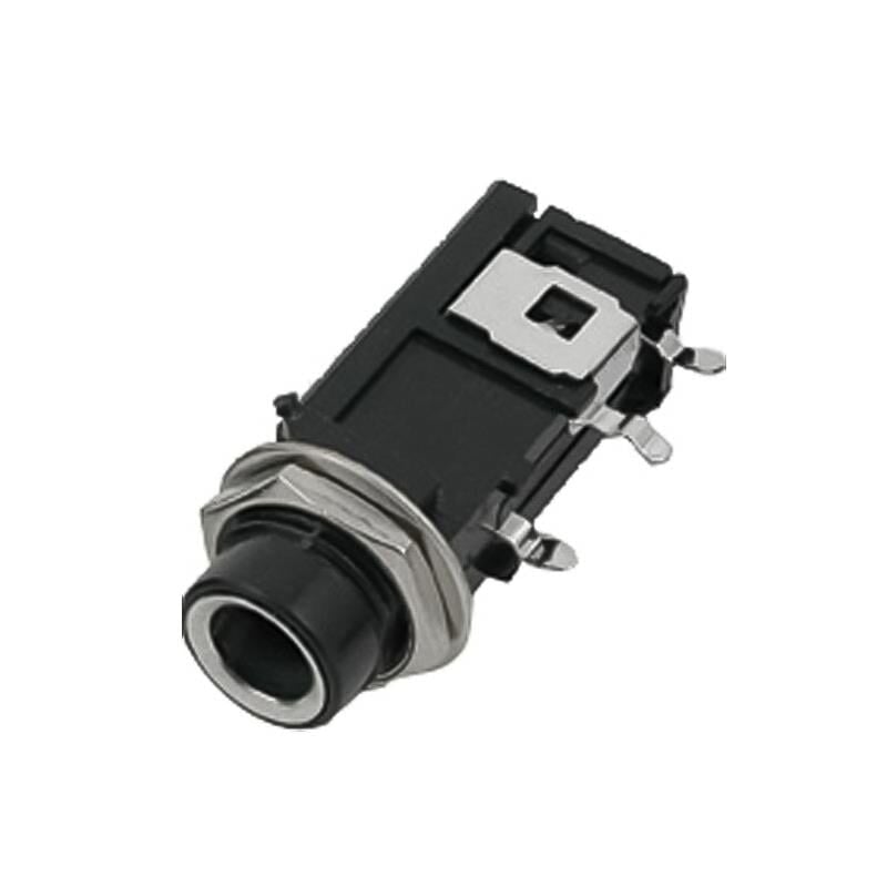 6.3 MM GİTAR JACK STEREO YATAY ŞASE (ZE-1061)