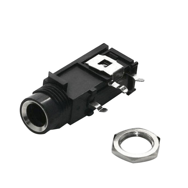 6.3 MM GİTAR JACK STEREO YATAY ŞASE (ZE-1061)