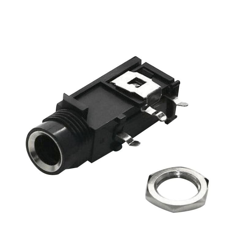 6.3 MM GİTAR JACK STEREO YATAY ŞASE (ZE-1061)