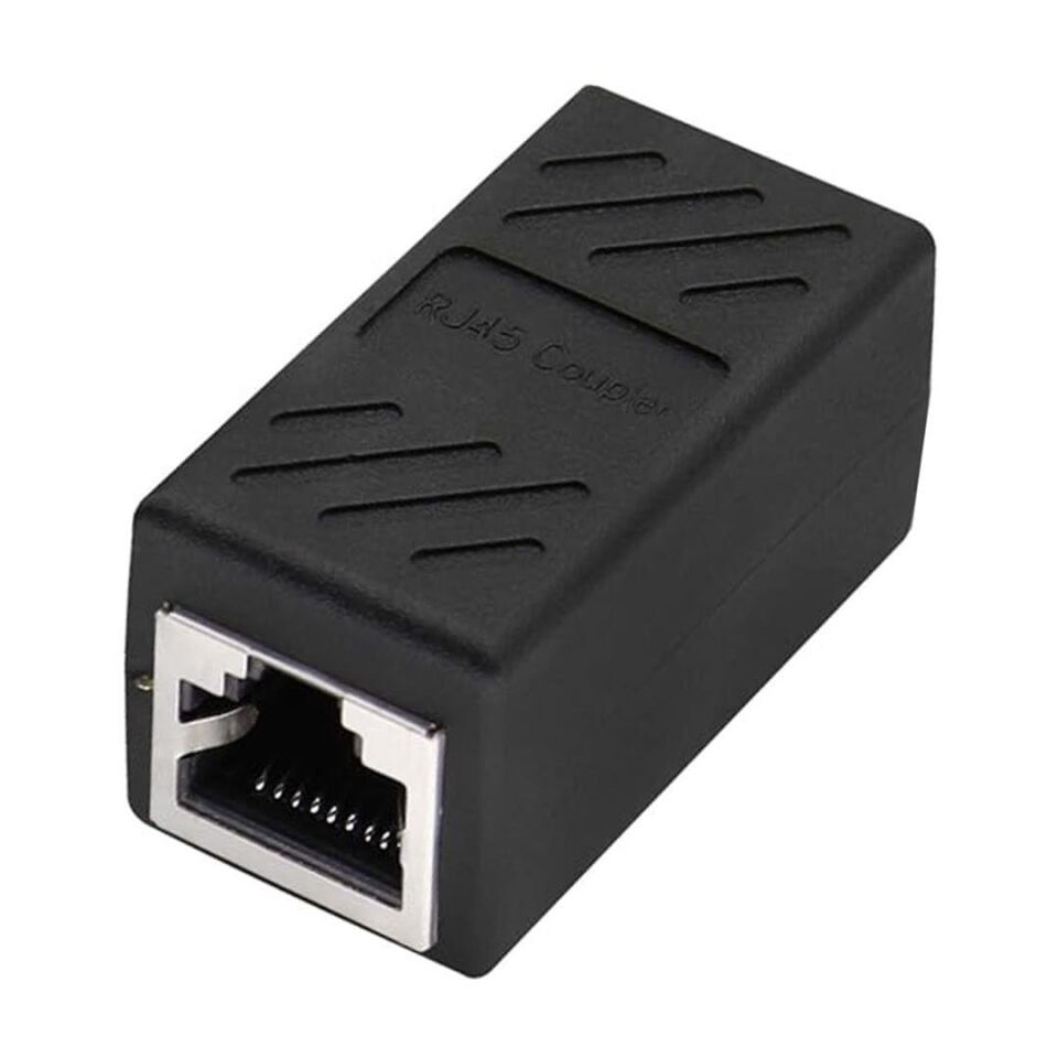 Rj 45 Dişi Dişi Ara Aparat Klipsli Ethernet Girişli 8P-8C Ara İnternet Kablosu İlave Uzatma Aparatı