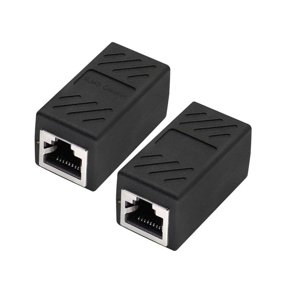 Ayt Rj 45 Dişi Dişi Ara Aparat Klipsli Ethernet Girişli 8P-8C Ara İnternet Kablosu İlave Uzatma Aparatı