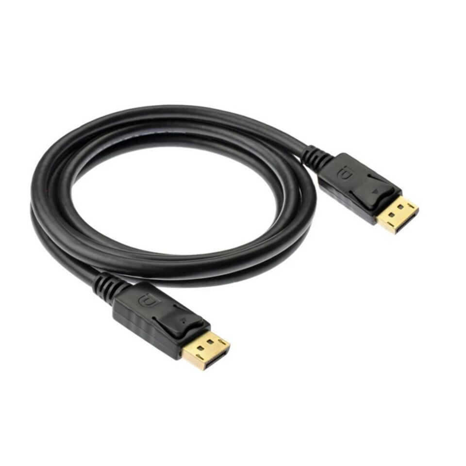 Powermaster PM-2233 Display Port Erkek Erkek 1.8 Metre Kablo 2 Ucu Erkek Display Port Kablosu