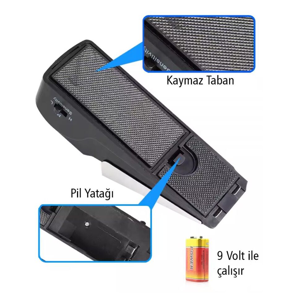 Ayt Sunup Titreşimli Kapı Durdurma Alarmı Kapı Stoperi Ev İşyeri Kapısı Alarm Hır sız Alarmi