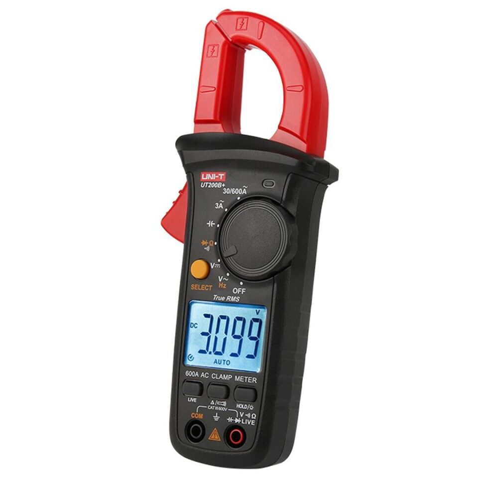 Ayt Powermaster UT-200B Dijital Pensampermetre Ac Akım Ölçer Sesli Ölçüm Yüksek Voltaj Uyarısı