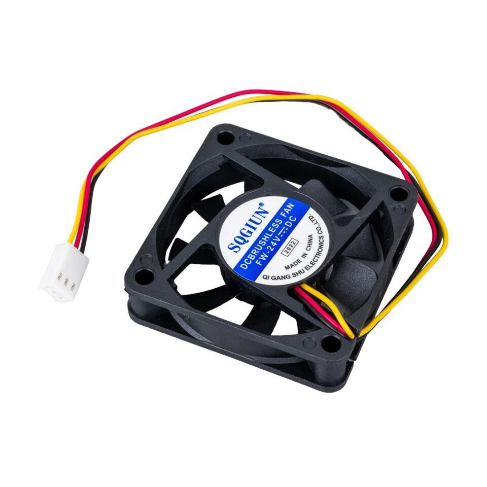 Powermaster 60x60x15mm 24 Volt Dc 0.08 Amper 3 Kablolu Soğutucu Fan