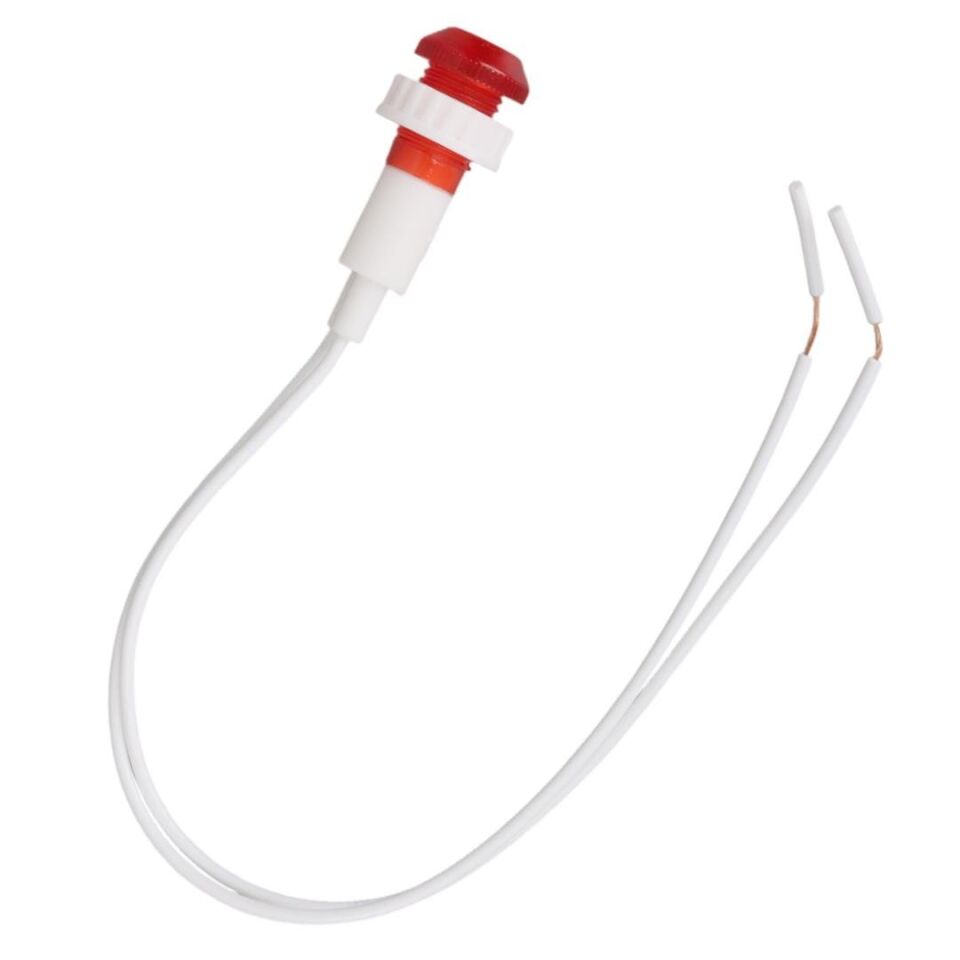 Powermaster 220v Kablolu Sinyal Lambası 10 Mm Plastik XD10-6W