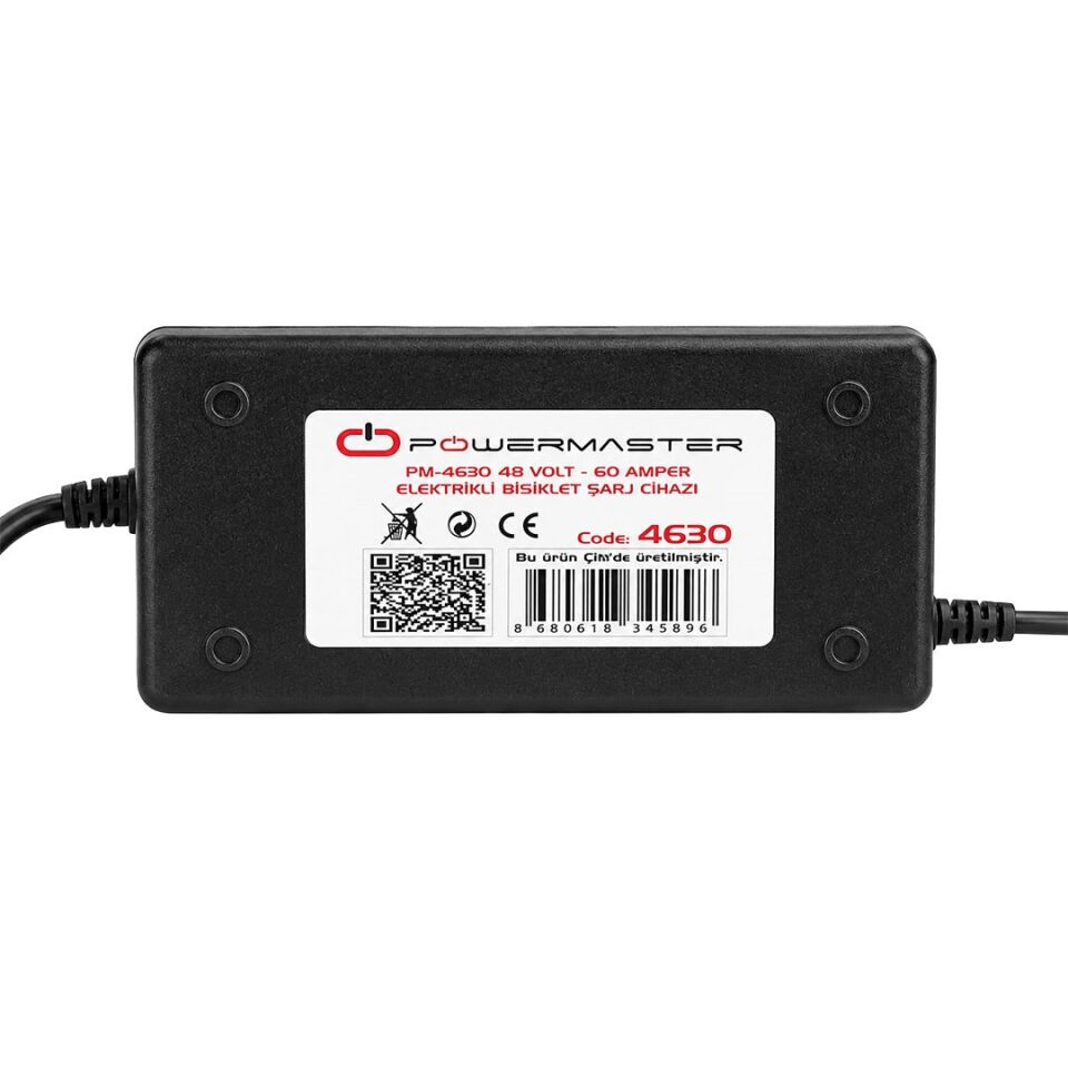 Powermaster PM-4630 48 Volt 60 Amper Elektrikli Bisiklet Şarj Cihazı
