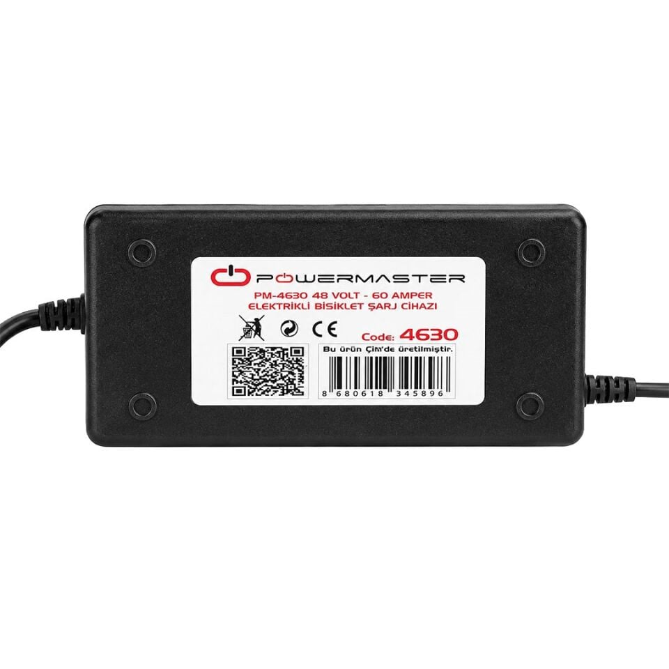 Powermaster PM-4630 48 Volt 60 Amper Elektrikli Bisiklet Şarj Cihazı