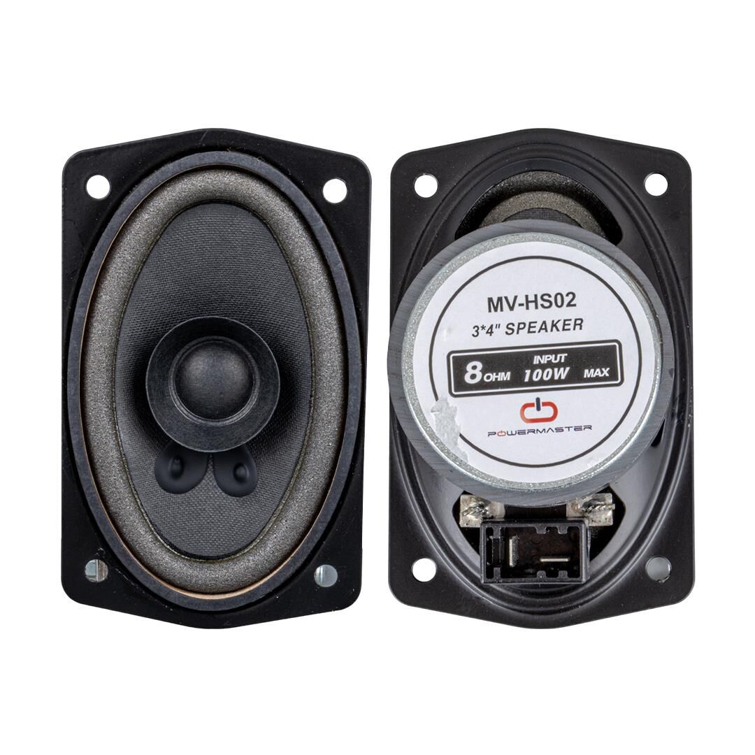 Magicvoice Mv-Hs02 7.5x10 Cm 8 Ohm 100 Watt Oval Dikdörtgen Tip Oto Hoparlörü Araç Ses Sistemi