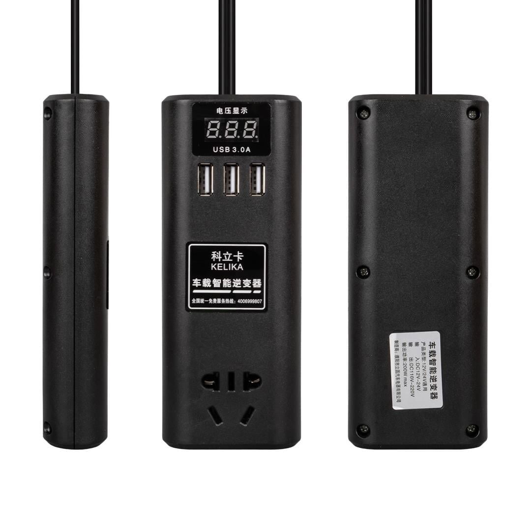 Powermaster Çok Fonksiyonlu USB Araç İnvertörü 12V/24V To 220V