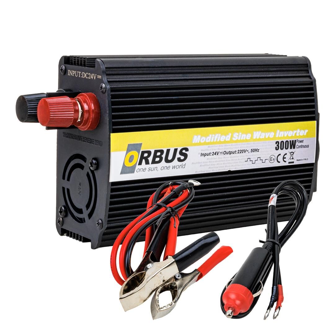 Ayt Orbus 24V 300 W İnvertör Çakmaklıklı 220 Volt Dönüştürücü İnverter Modified Sınüs