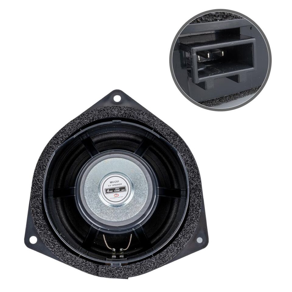 Magicvoice Mv-C01 16.5 Cm 4 Ohm 120 Watt Üçgen Oto Hoparlör Toyota Araç Kapı Hoparlörü Tekli