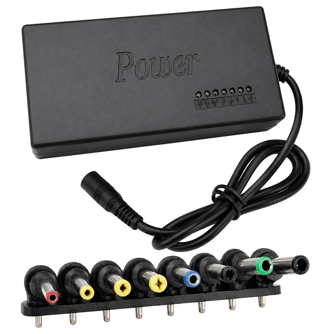 Powermaster PM-13512 12V-24V Ayarlanabilir Voltajlı LED Göstergeli Evrensel Notebook Ve Cihaz Adaptörü