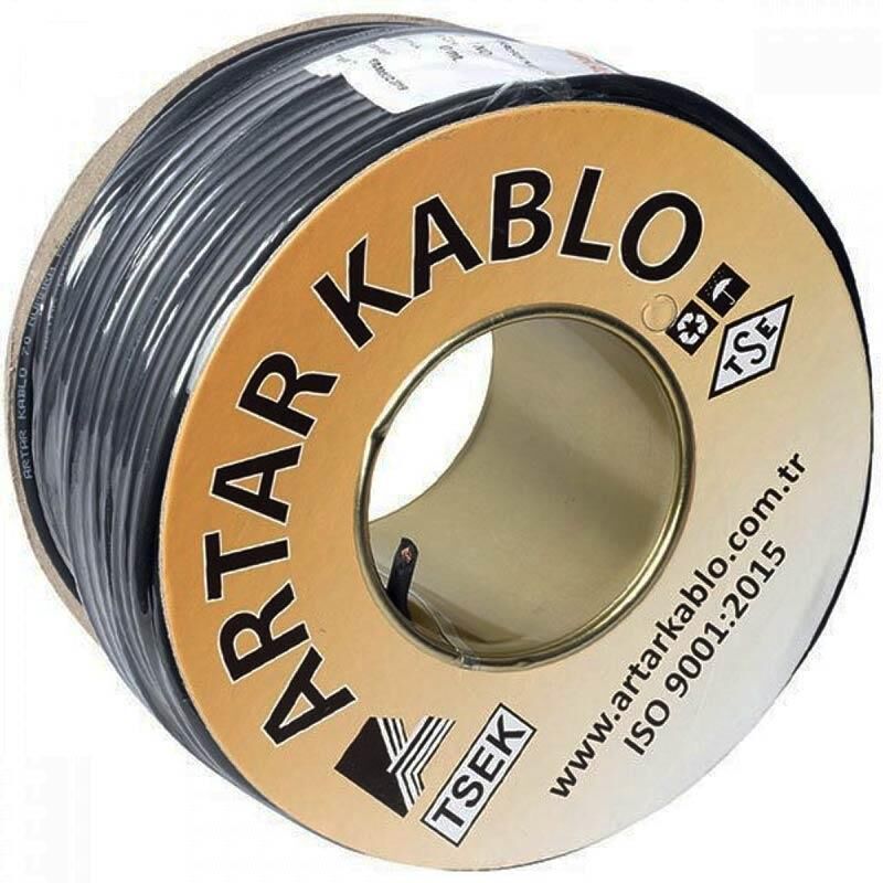 Ayt Artar 2x025Mm Stereo Mikrofon Kablosu 100 Metre