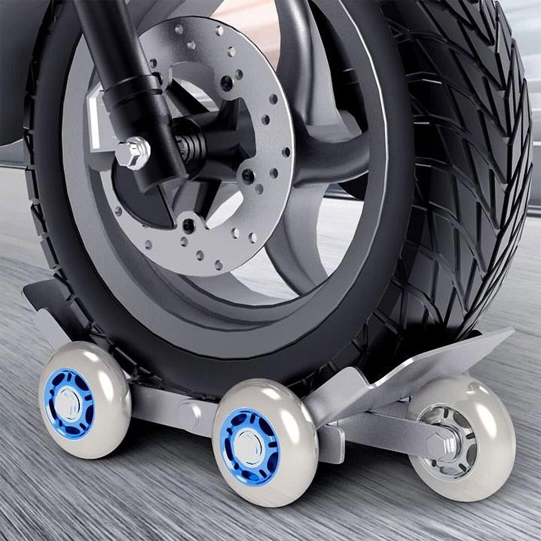 Ayt Sunup Motosiklet Dolly Tekerliği Ağır İş Makina Taşıma Tekerlik Kolay Manevra