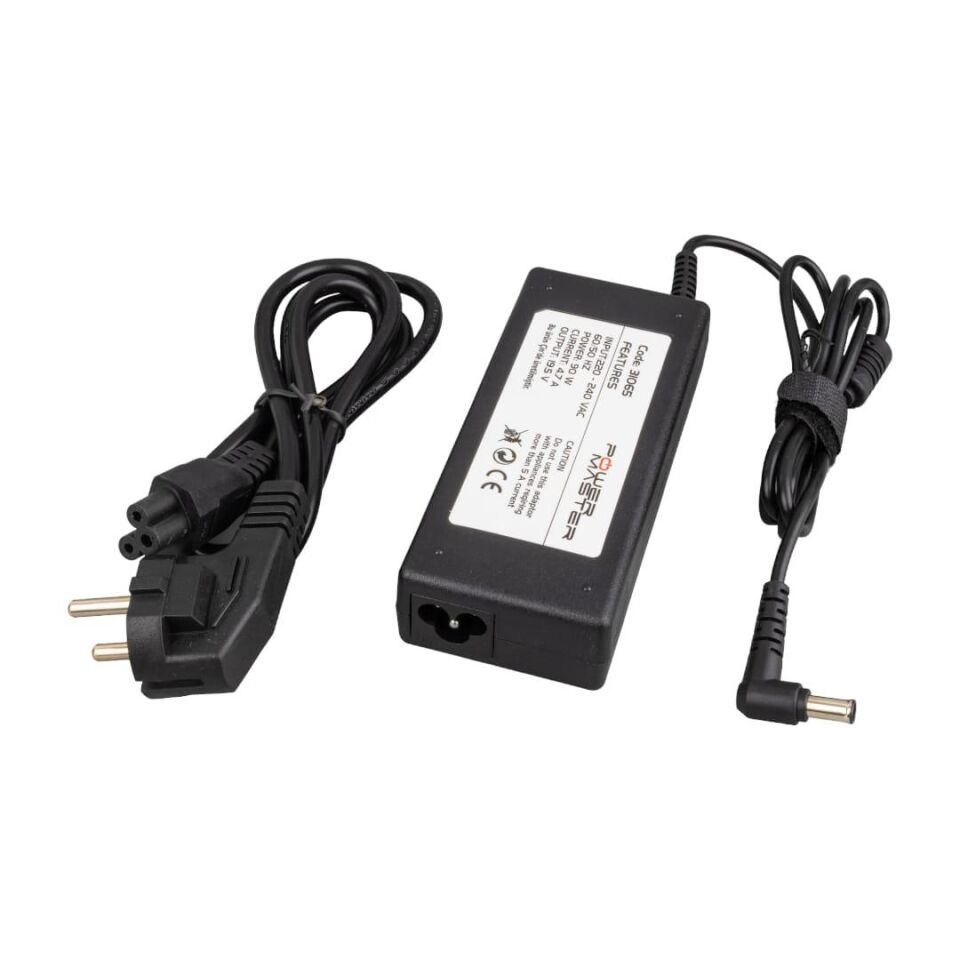 Powermaster PM-31065 19.5 Volt - 4.7 Amper 6.0*4.4 Mm Uçlu Adaptör (Samsung Led Tv - Sony Notebook)