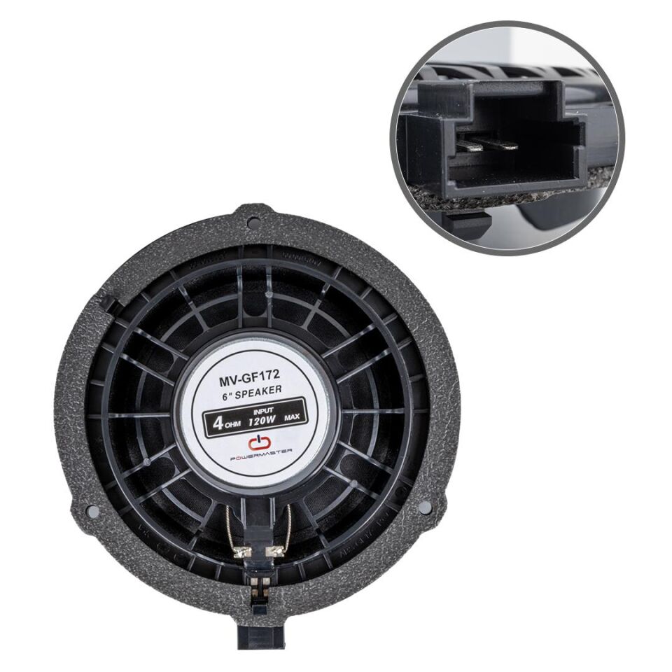 Magicvoice 16 Cm 4 Ohm 120 Watt Oto Hoparlörü Citroen Araç Kapı Hoparlörü Tekli