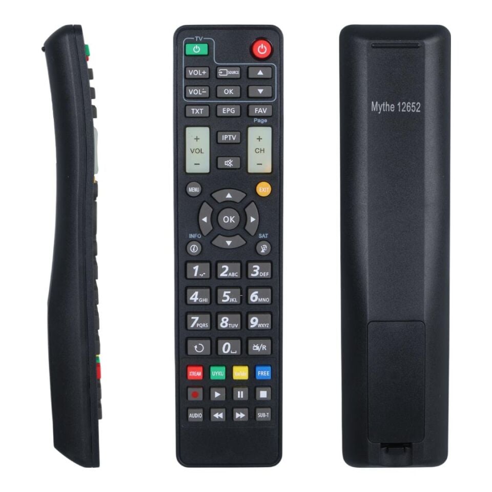 Ayt Sunplus Astra Space Uyumlu I P Tv Tuşlu Uydu Kumandası