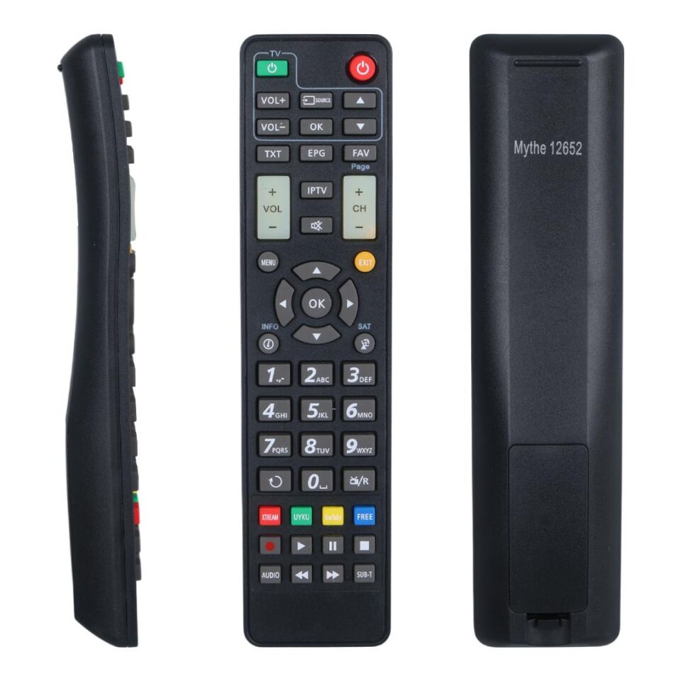 Ayt Sunplus Astra Space Uyumlu I P Tv Tuşlu Uydu Kumandası