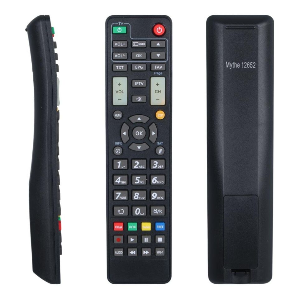 Ayt Sunplus Astra Space Uyumlu I P Tv Tuşlu Uydu Kumandası