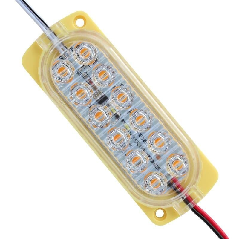 Powermaster Parlak Yanıp Sönen Sarı 24 Volt 1.2 Watt  2835 Modül Led