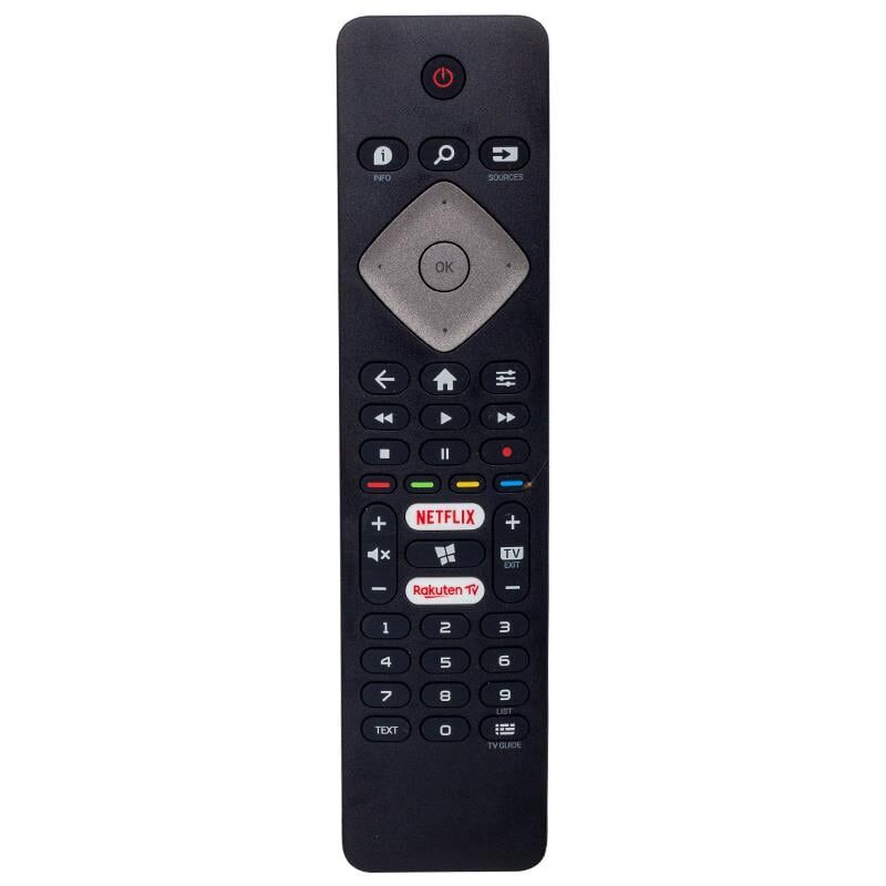 Ayt Philips Uyumlu Netflix Rakuten Tv Tuşlu Led Tv Kumanda BRC0884301-01 Uzaktan Kumanda