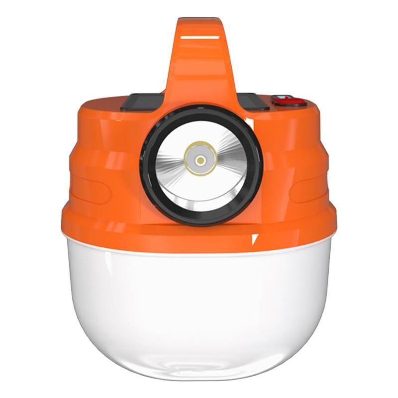 Powermaster Solar Güneş Enerjisi Panelli Çift Işıklı 50 Watt Şarjlı Kamp Feneri Işıldak El Feneri Aydınlatma