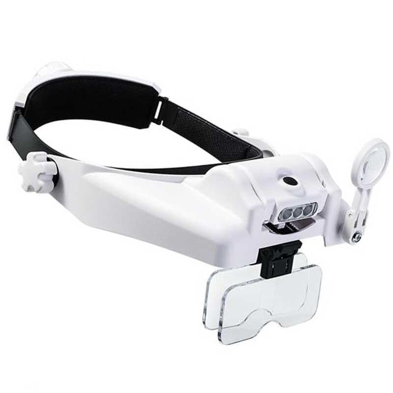 Class MG-820 Mercekli Led Işıklı Kafa Tipi Büyüteç