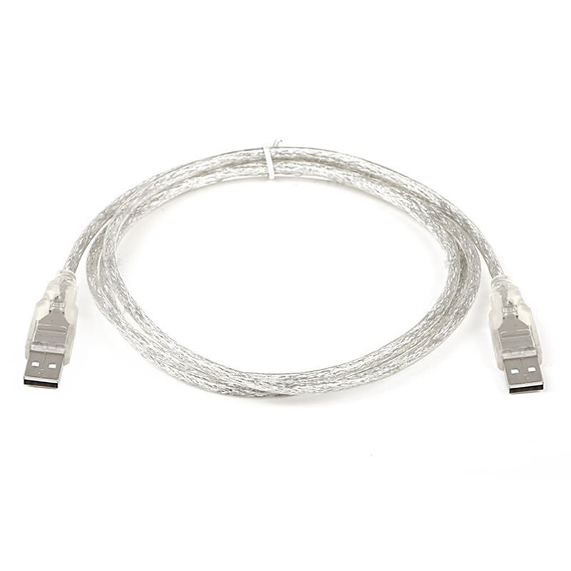 Powermaster USB Erkek Erkek 1.5 Metre USB Kablo Şeffaf