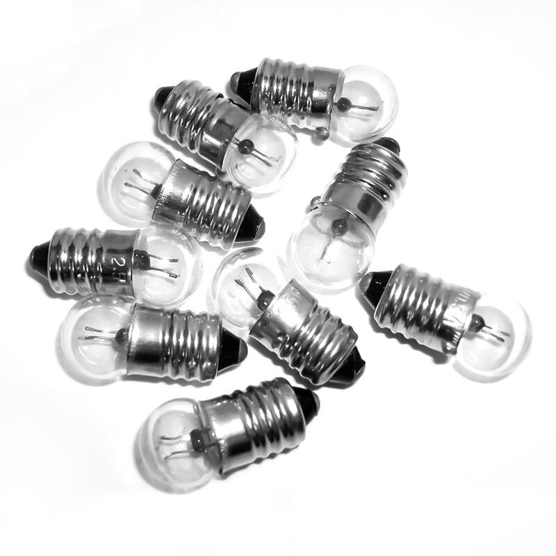 Powermaster PM-4818 Mini Fener Ampulü 1.5V Vidalı Duy E10 50'Li Paket
