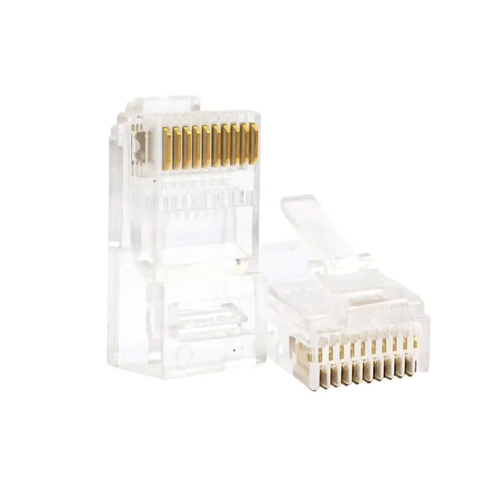 Powermaster 10 Pin Ethernet Soket Rj45 10P 10C İnternet Kablosu Soketi