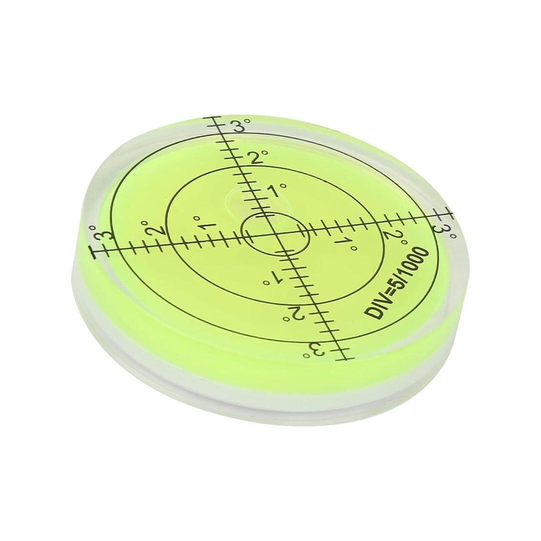 Powermaster Yuvarlak Masa Tipi 50 Mm Düz Yüzey 5/1000 Su Terazisi