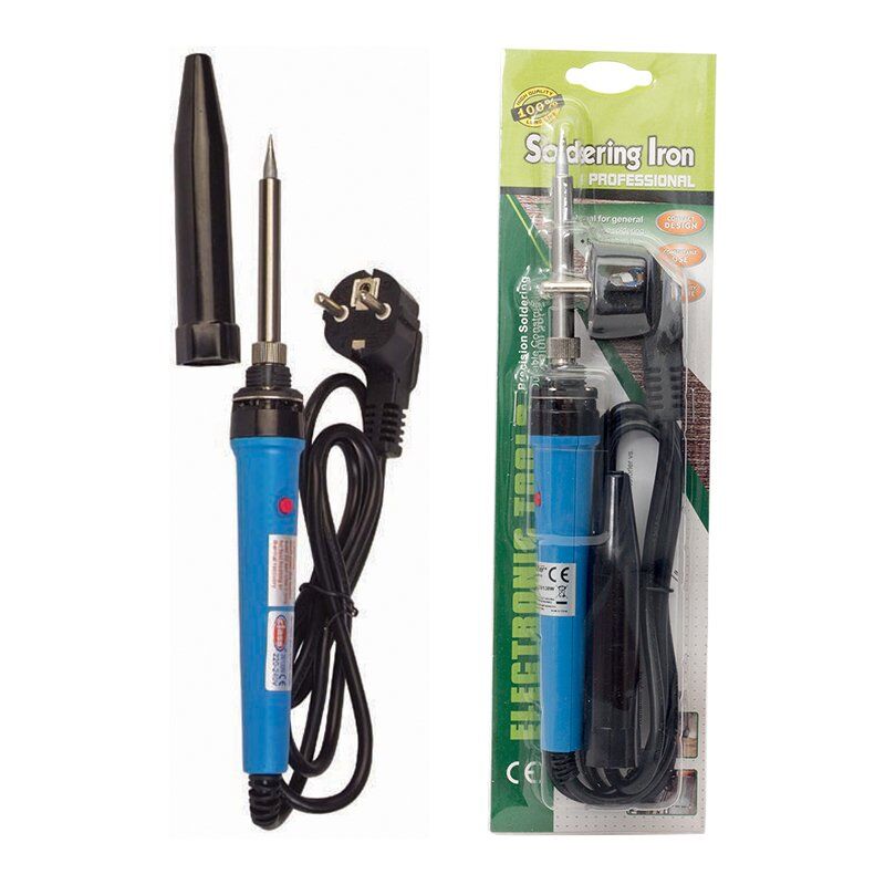 Powermaster Zd-70D 20-130 Watt Plastik Başlıklı Korumalı Buton Ayarlı Kalem Lehim Havya Makinası 220V Priz Tipi