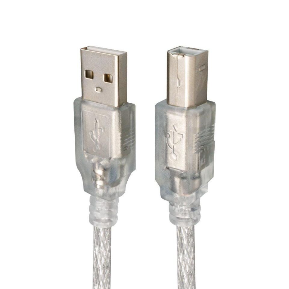 POWERMASTER 3 METRE 2.0V ŞEFFAF USB YAZICI KABLOSU