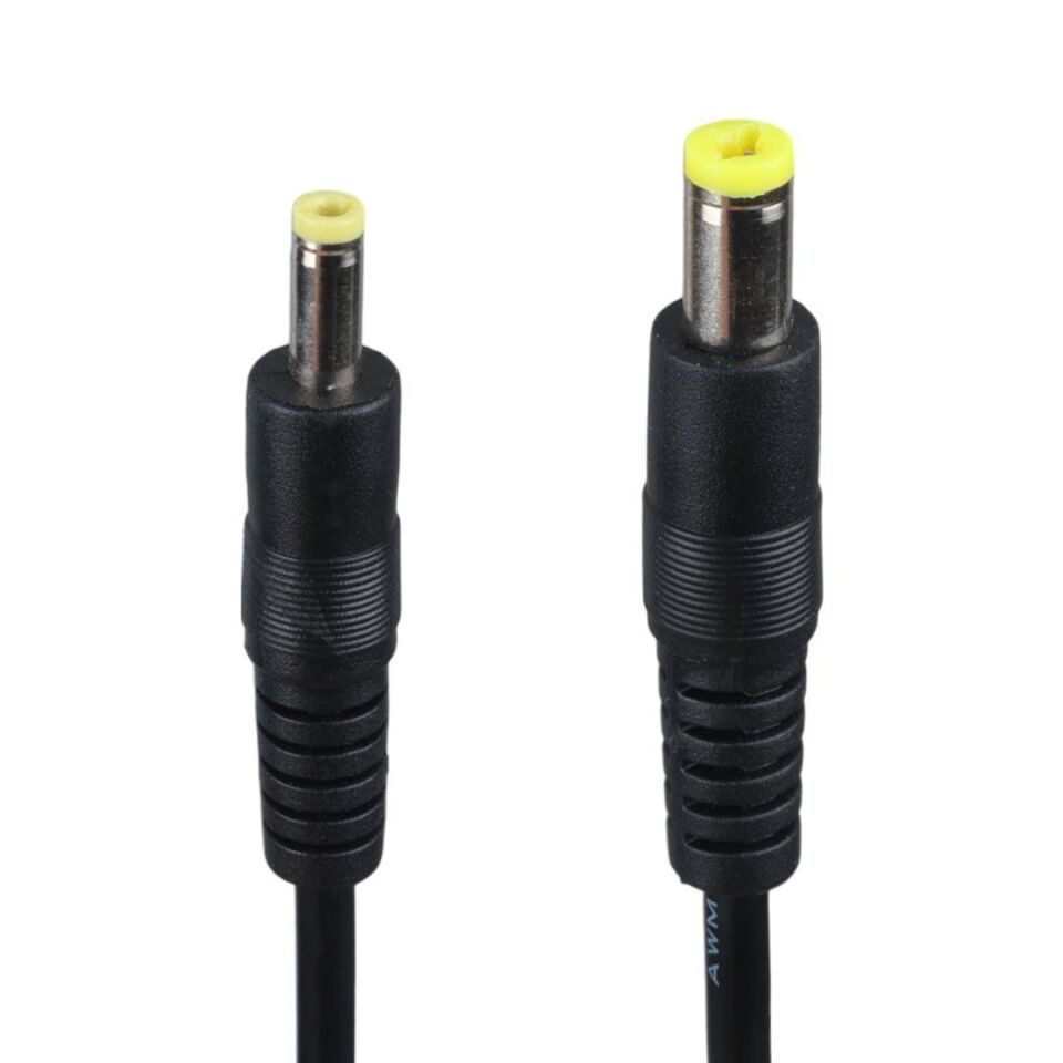 Ayt DC Güç Çevirici Kablo 5.5x2.5mm Erkek to 3.5x1.35mm Erkek 1 Metre