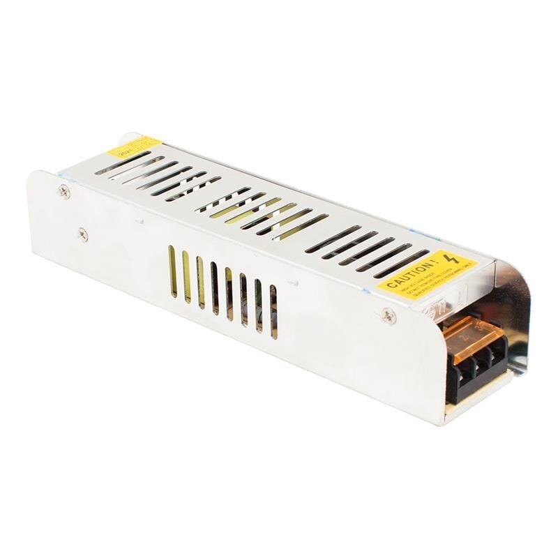 Powermaster PM-13035 12V 10A Slim Metal Kasa Şerit LED Ve Güvenlik Kamerası Trafo Güç Kaynağı