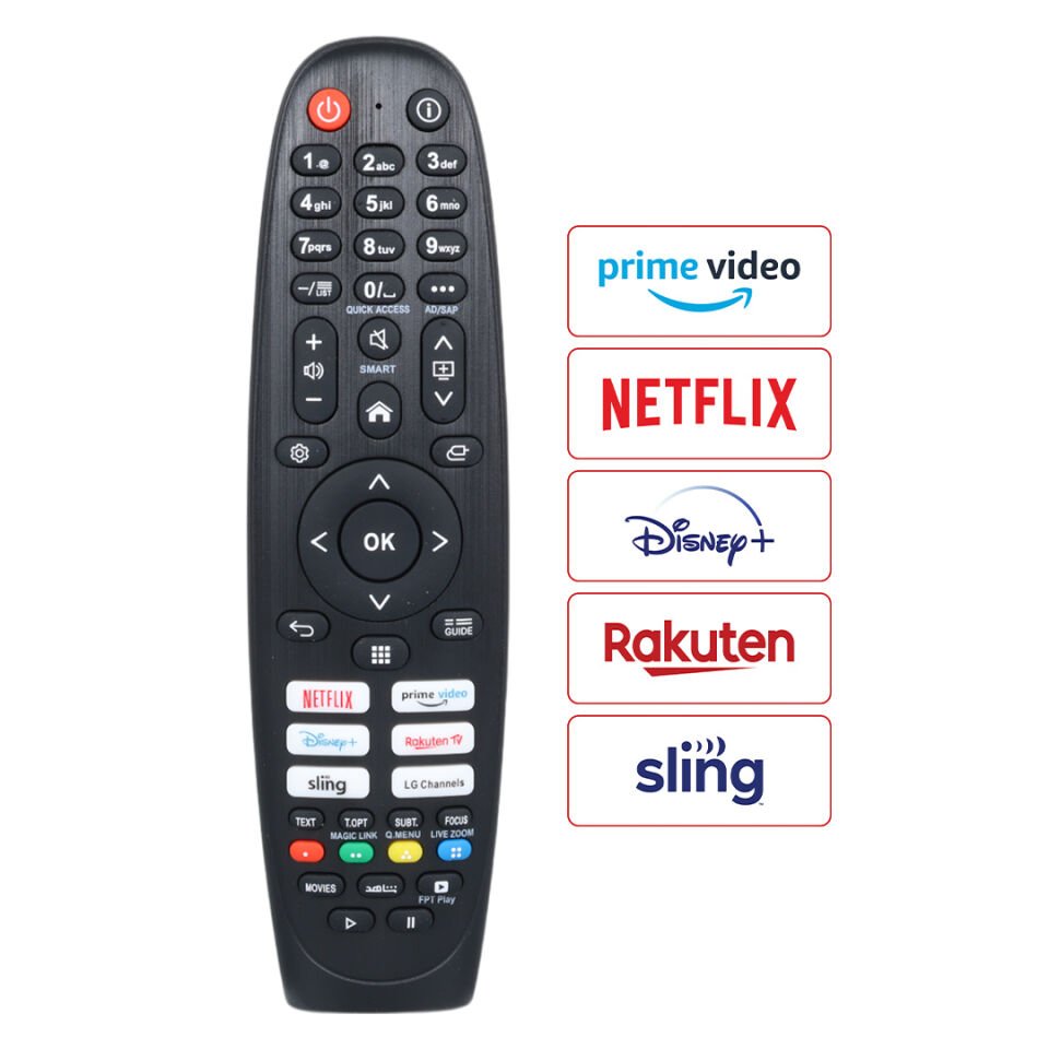 Ayt Huayu RM-L1888 LG Universal Lcd Led Tv Kumandası Tüm Lg Modellerine Uyumlu Kumanda