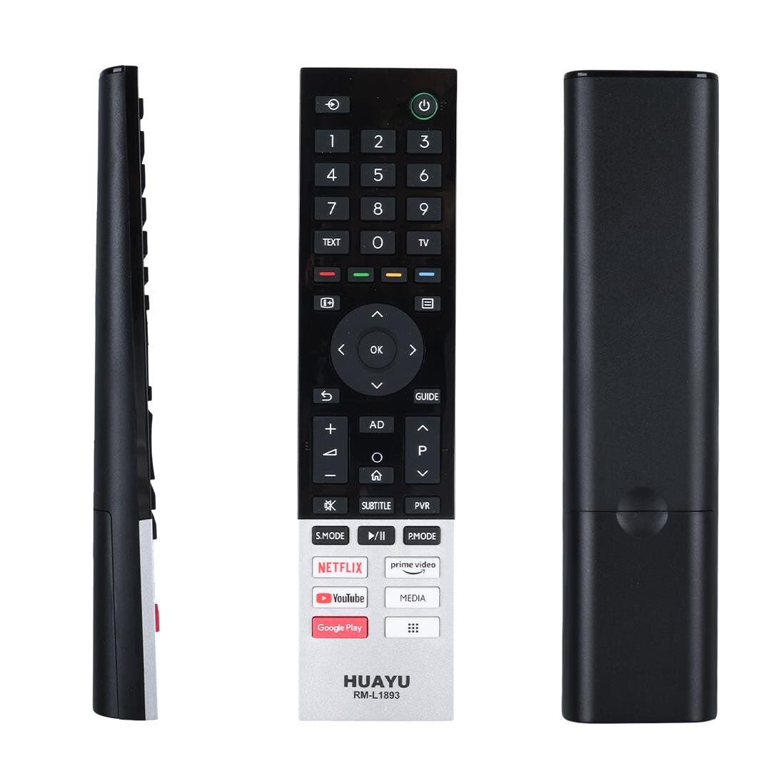 Ayt Huayu RM-L1893 Toshiba Universal Ses Komutsuz Lcd Led Tv Kumanda Uzaktan Kumanda