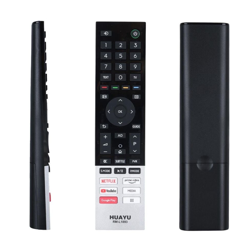Ayt Huayu RM-L1893 Toshiba Universal Ses Komutsuz Lcd Led Tv Kumanda Uzaktan Kumanda
