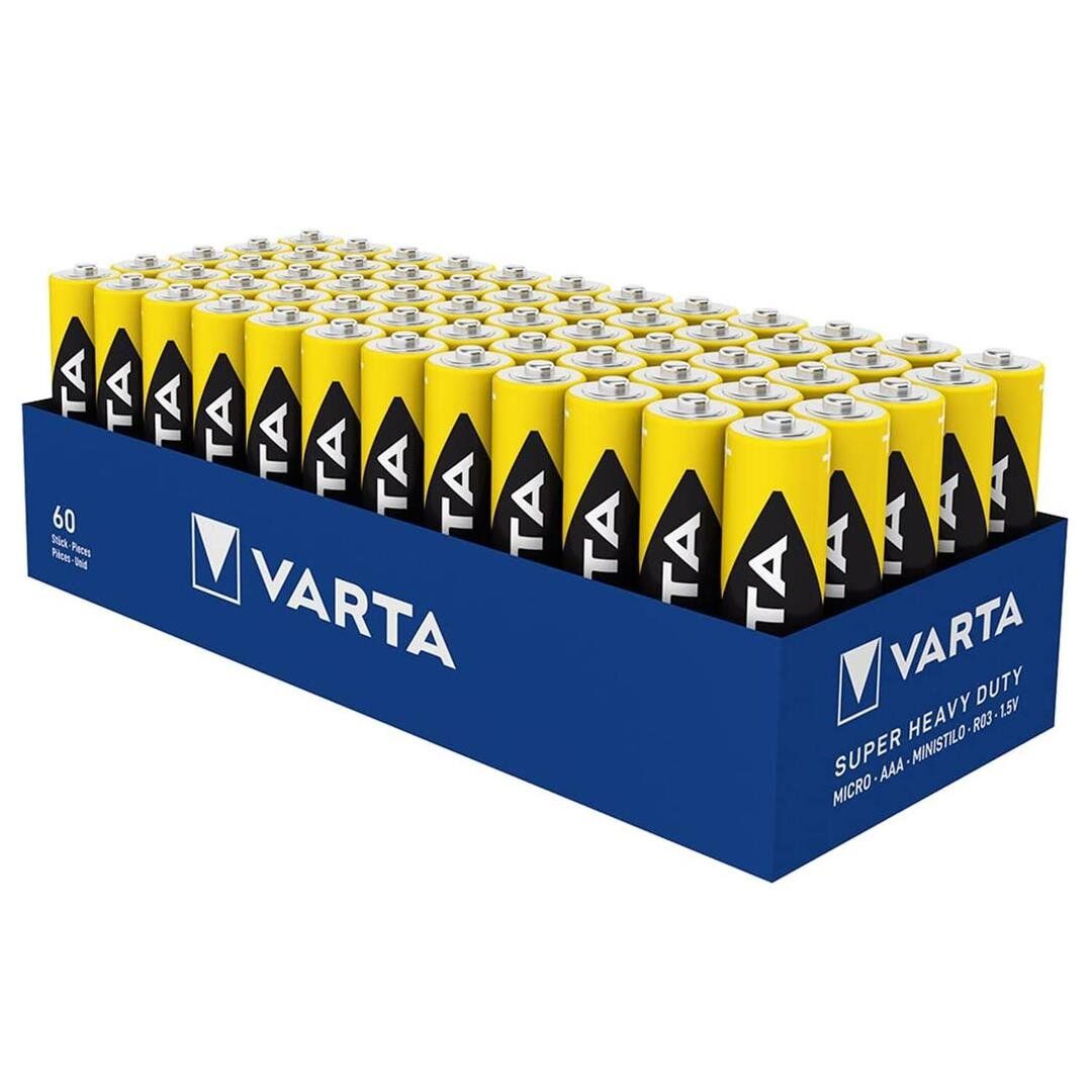 Varta Superlife Çinko AAA Ince Kalem Pil 60'lı