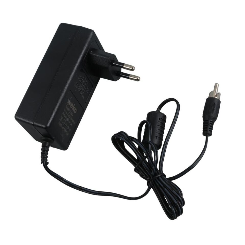 Weko WK-21964 16 Volt 2 Amper Tos Fişli Rca Yerli Üretim Priz Tipi Uydu Santral Adaptörü