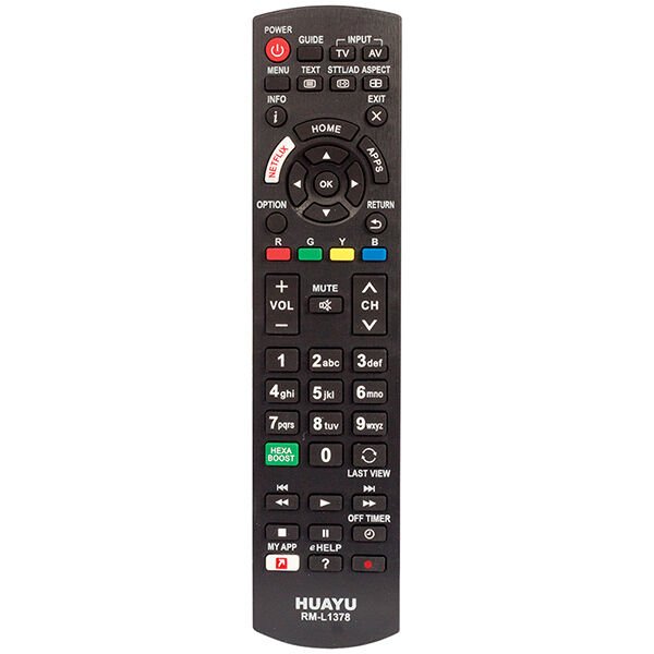 HUAYU KL RM-1378EU PANASONIC NETFLIX TUŞLU BLİSTERLİ LCD LED TV KUMANDA