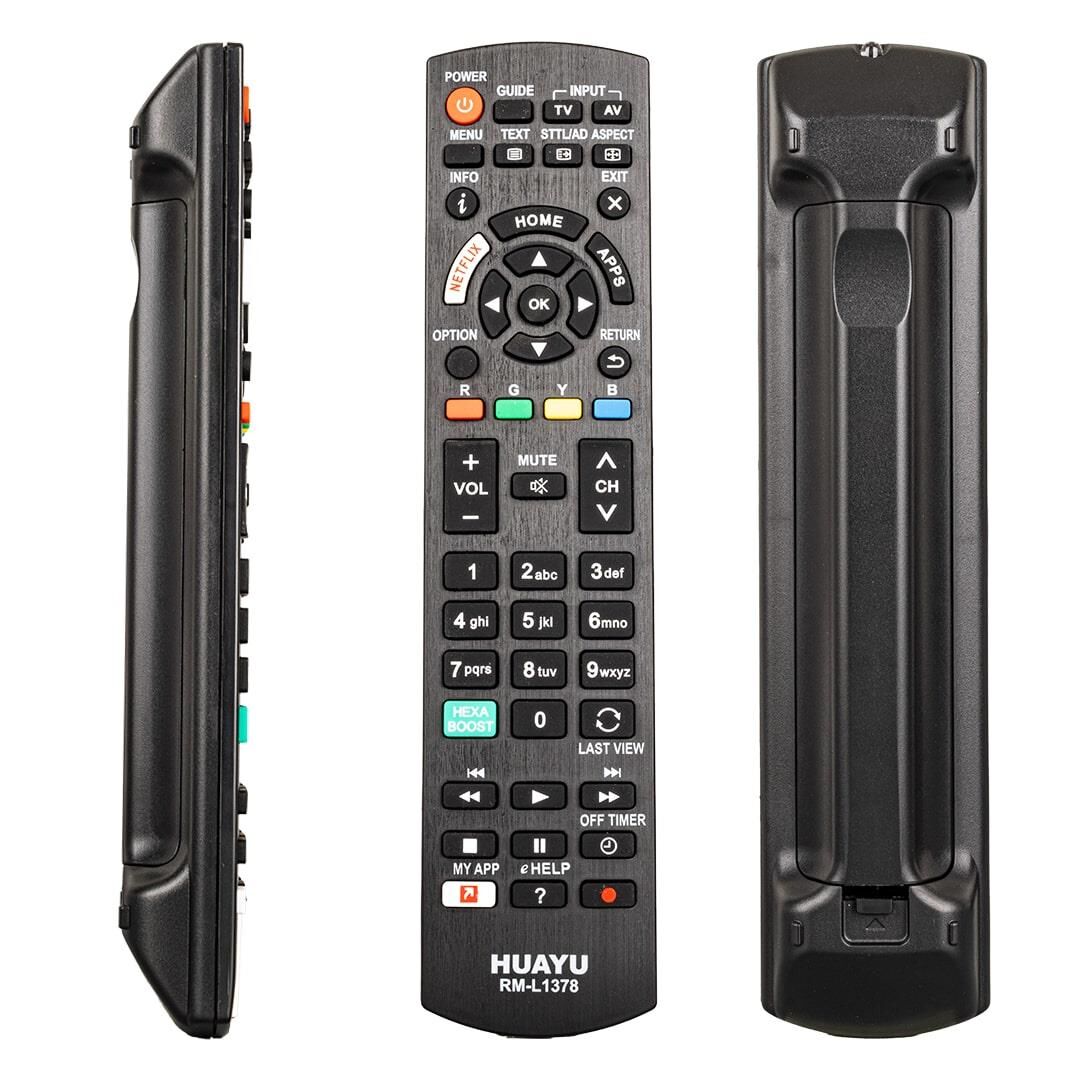 HUAYU KL RM-1378EU PANASONIC NETFLIX TUŞLU BLİSTERLİ LCD LED TV KUMANDA