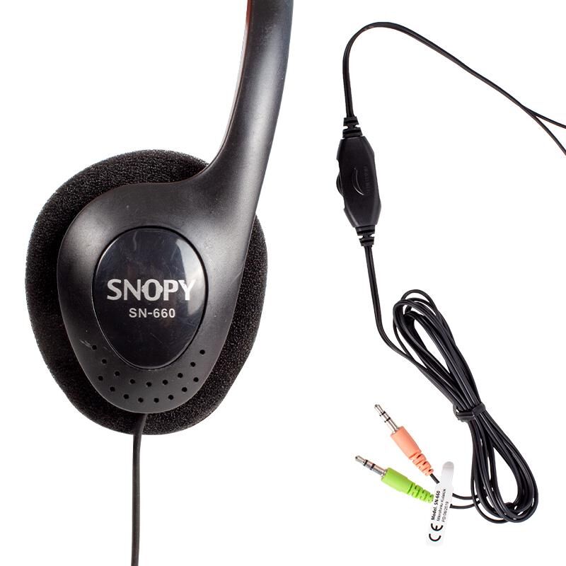Snopy SN-660 Multimedya Mikrofonlu Kulaklık