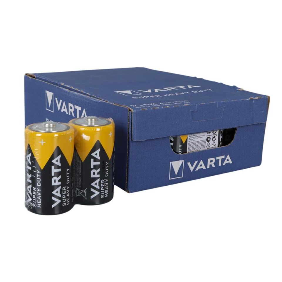 Varta Superlife Çinko Büyük D Boy Pil 24 lü Paket