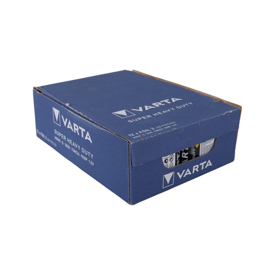 Varta Superlife Çinko Büyük D Boy Pil 24 lü Paket