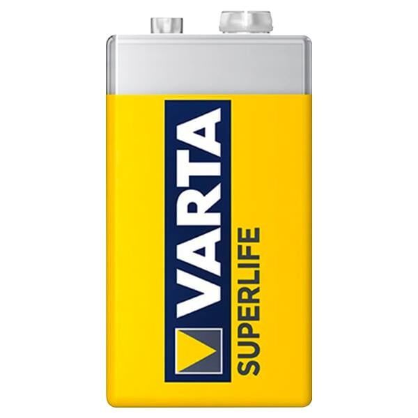 Varta Superlife Çinko 9 Volt Pil (12'Li Paket)